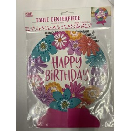 Pretty Petals Birthday Table Centerpiece