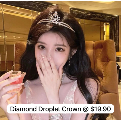 Diamond Droplet Crown