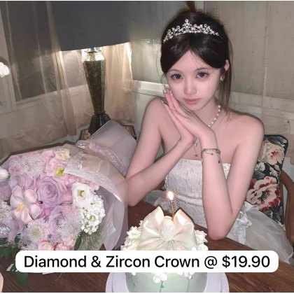 Diamond & Zircon Crown