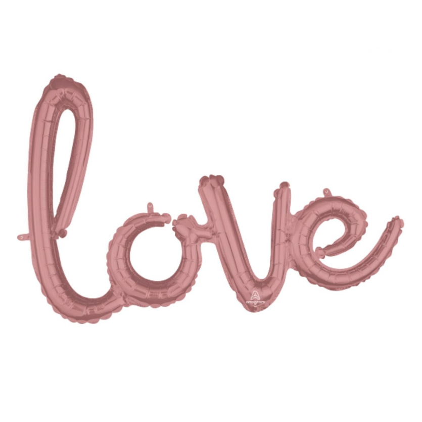 G40 Script Phrase Love Rose Gold